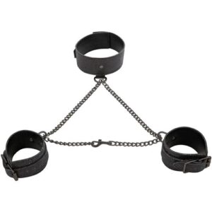 Colletto e Polsini Bondage Sex Mischief Shadow Scintillanti