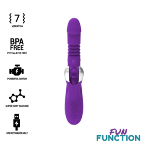 Vibratore Flessibile Flexi Vibe Sensual 23.5 cm viola