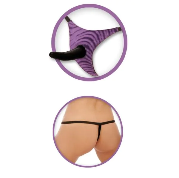 Dildo Strap-on Fetish Fantasy con Cinturino Vibrante viola 5