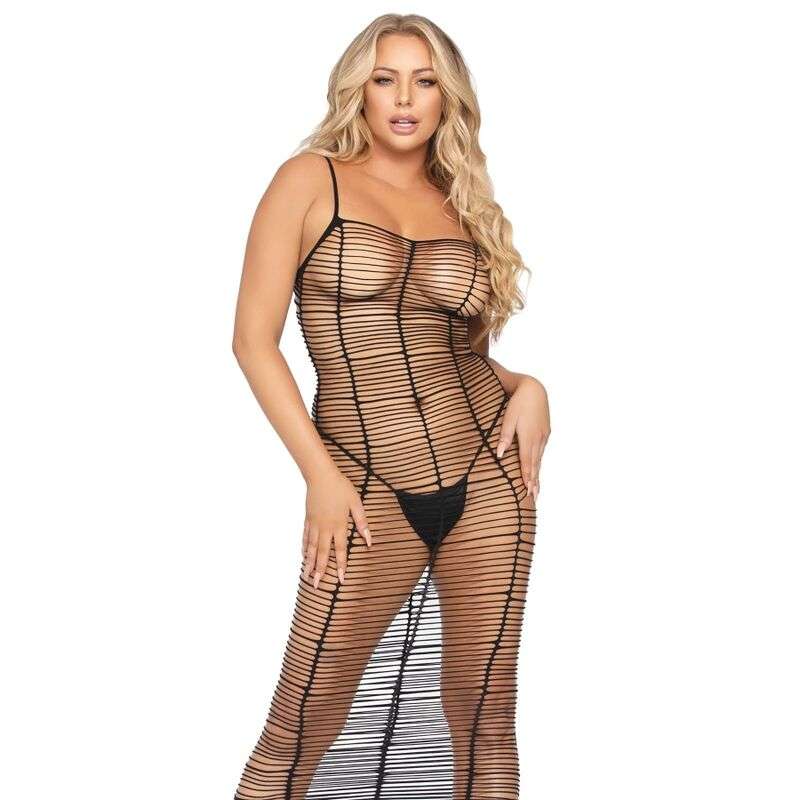 Bodystocking Passion Woman BS075 Seno Nudo Nero Bianco o Rosso