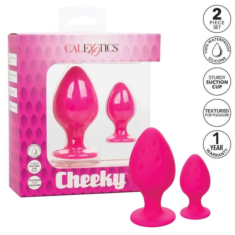 Tappo Anale Calex Cherry con Ventosa colore rosa