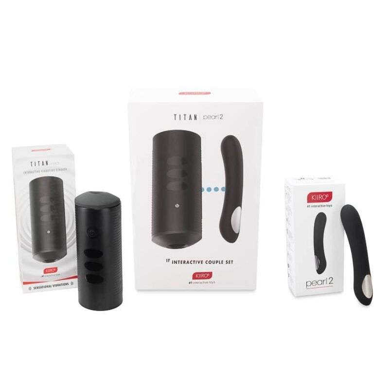 Kiiroo Titan e Perla Set 2  Kit Love per Coppia