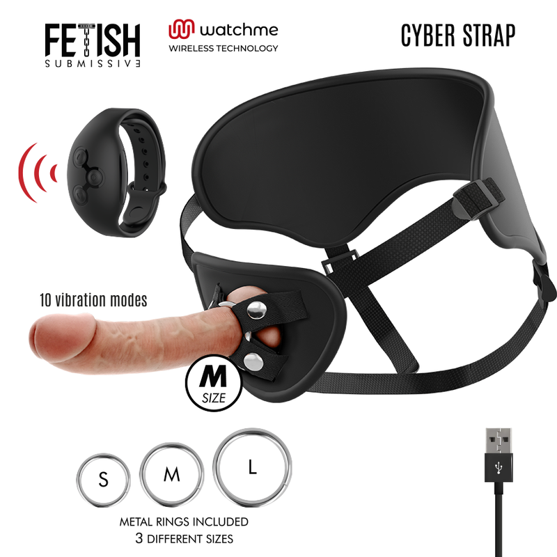 Vibratore Strapon Indossabile per Uomo 23 cm – Fetish Fantasy 15