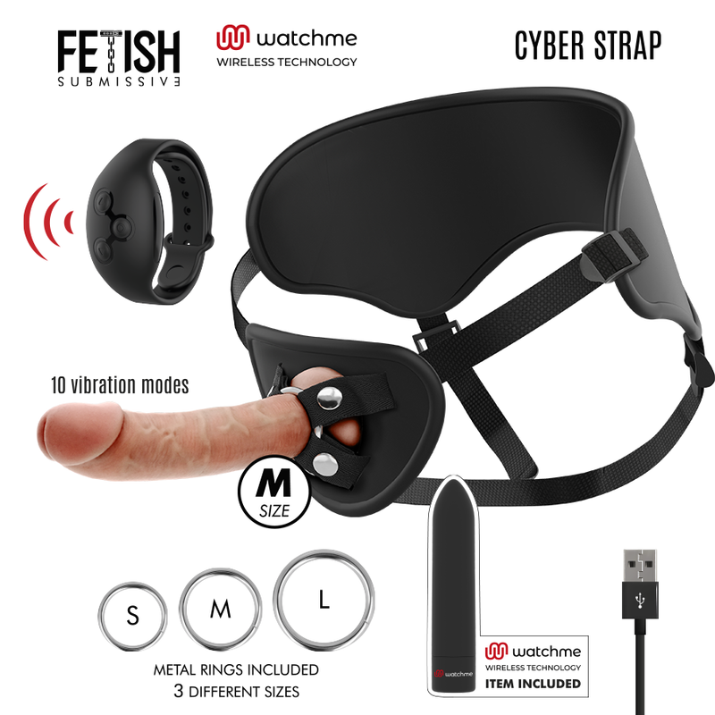 Vibratore Strapon Indossabile per Uomo 23 cm – Fetish Fantasy