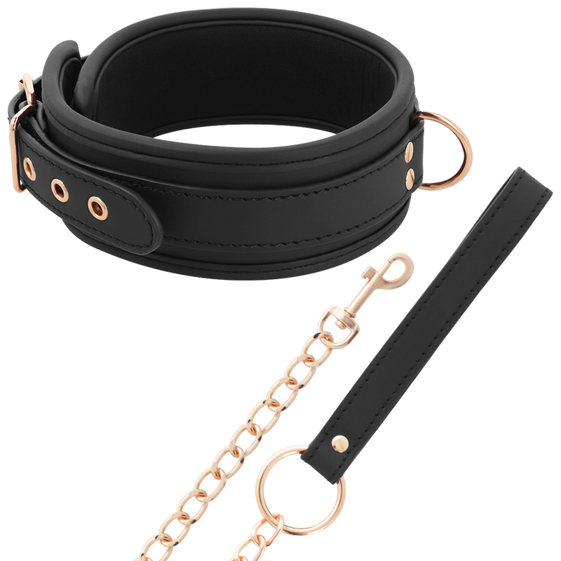 Collare Bondage Coquette Fantasy Vegan Leather Collar