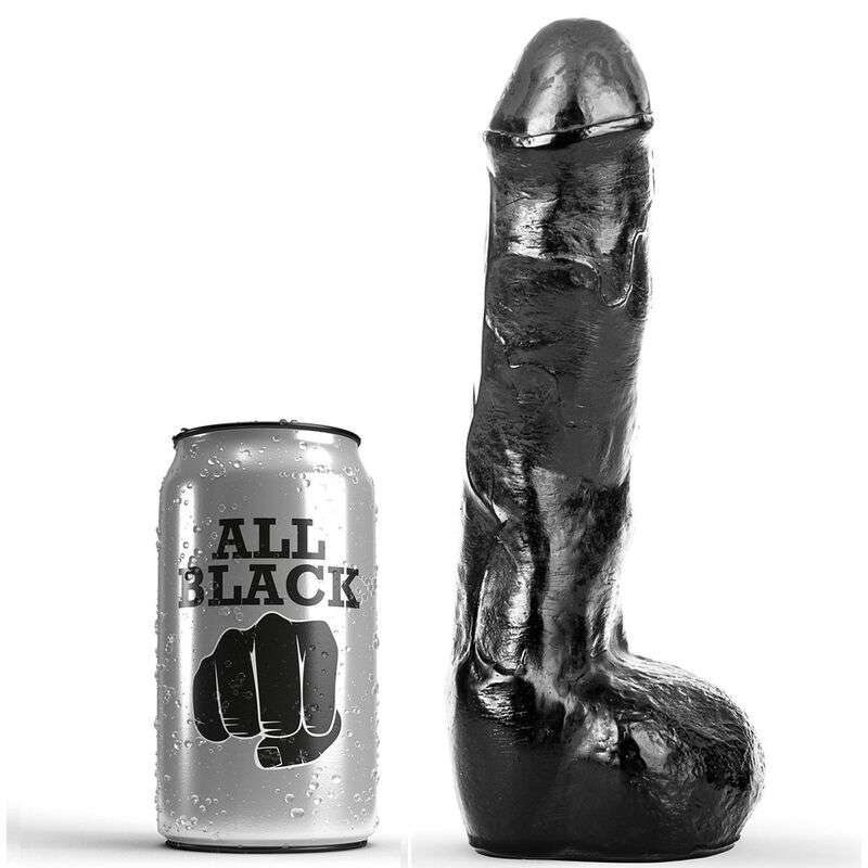 Dildo Realistico All Black 20 cm