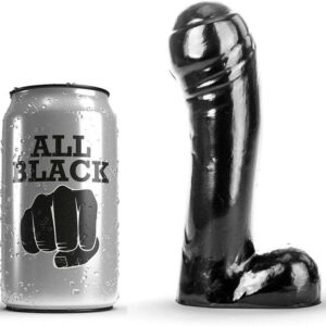 Dildo Realistico Nero di 15 Cm – All Black 16