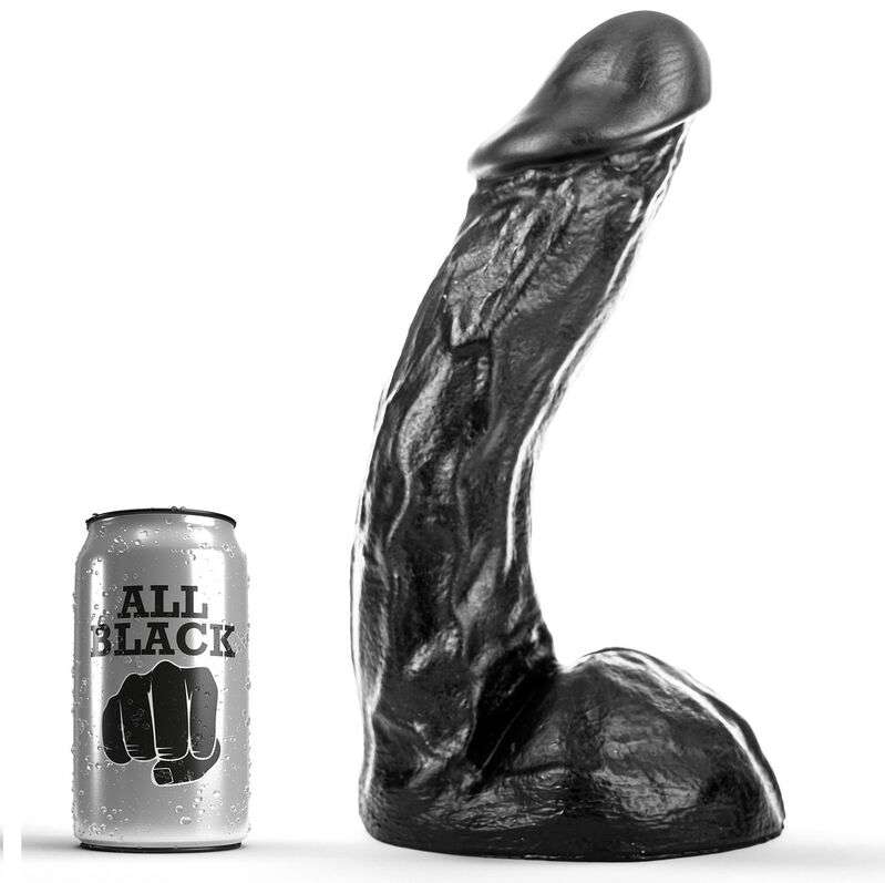 Pene Gigante Nero Realistico di 28 cm – All Black