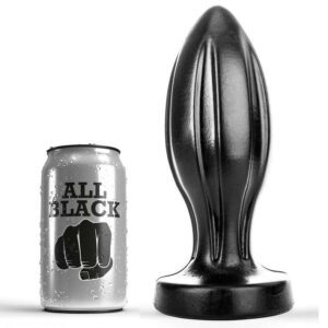 Dildo Vaginale o Anale Electrastim Ovid in Silicone Nero