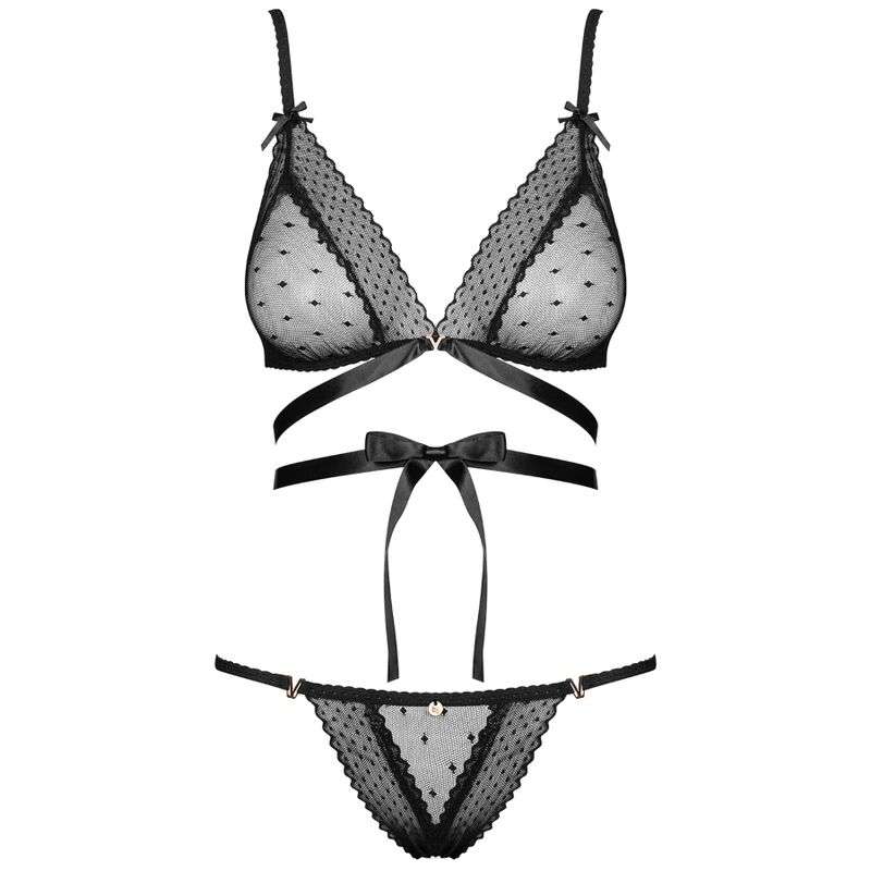 Completo Intimo Sexy con Trasparenze Obsessive Bowessa 2 Completo Intimo Sexy con Trasparenze Obsessive Bowessa 2