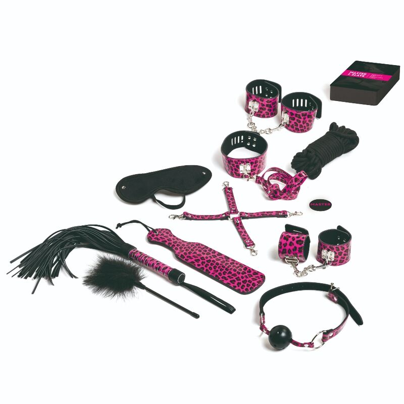 Kit Sadomaso Master E Slave Con 13 Accessori – Magenta 2