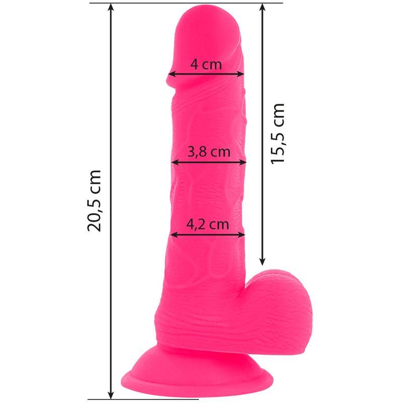 Diversia Dildo Vibrante Flessibile 20,5 Cm – Rosa