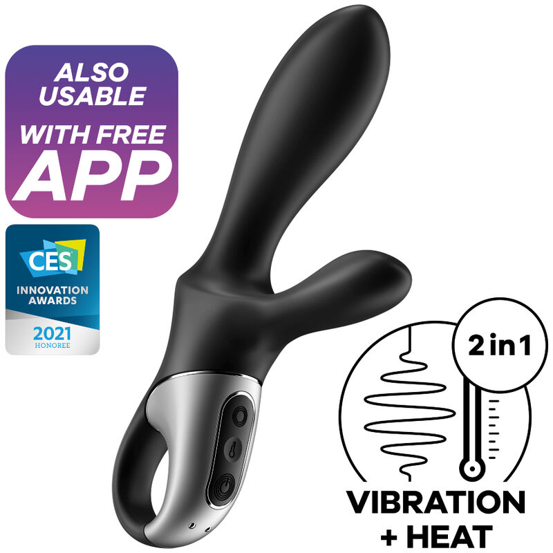 Plug Anale o Vaginale Vibrante Watchme con Rotazione Amadeus