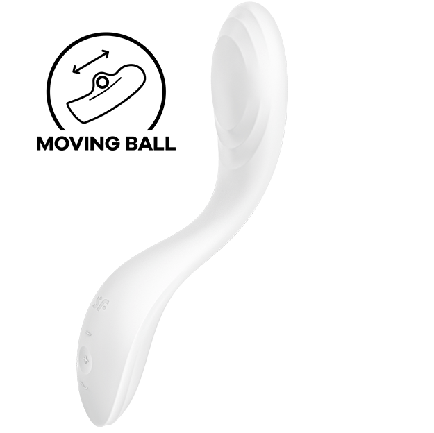 Vibratore G-Spot Satisfyer Rrrolling Pleasure – Bianco 2