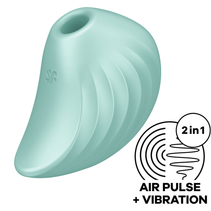 Stimolatore e Vibratore Satisfyer Pearl Diver – Verde 6