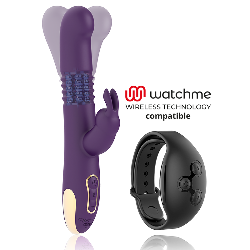 Vibratore Rabbit Bastian Treasure con Funzione Rotante e Su/Giù