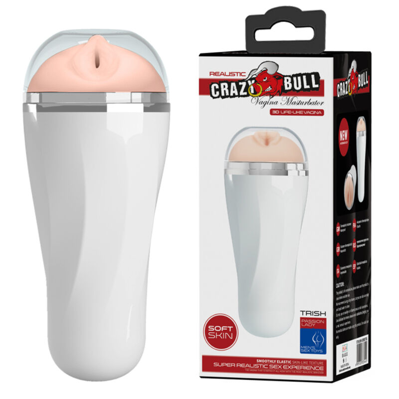 Masturbatore Vagina Realistica con Vibrazione – Crazy Bull 2