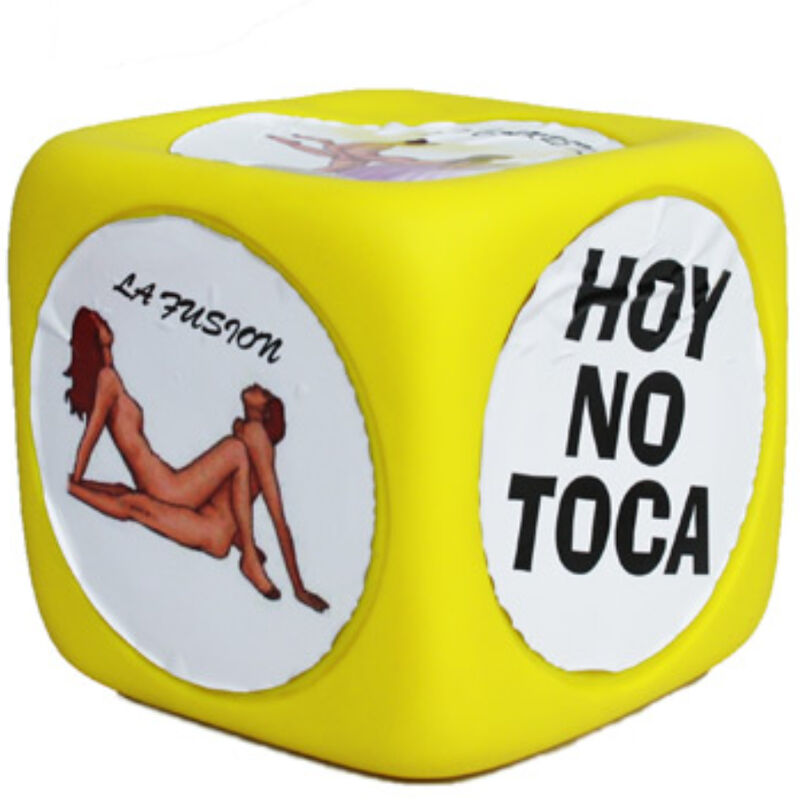 Gioco di Coppia con Dado Kamasutra Super Grande con Posizioni Giallo