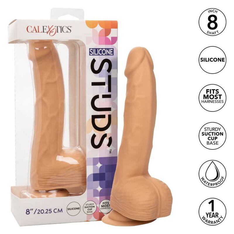 Dildo in Silicone da 20 Cm California Exotics – Carne