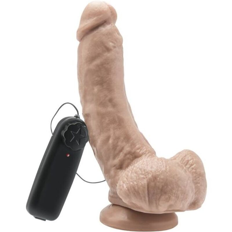 Vibratore con Testicoli e Telecomando 20 cm – Get Real 23