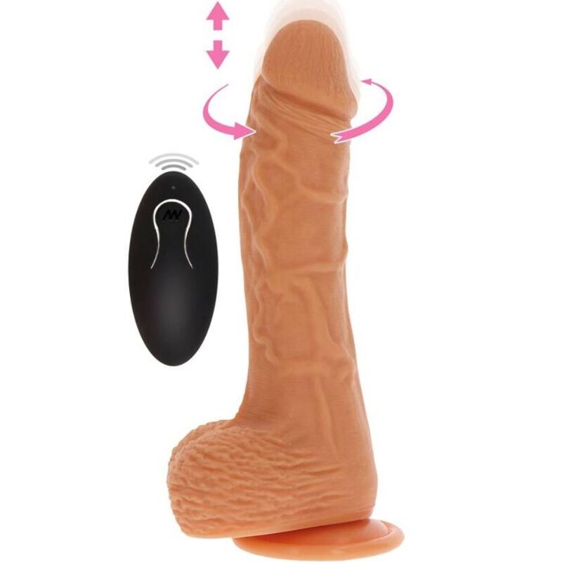 Vibratore a Spinta Get Real UpDown e Rotante 20 cm