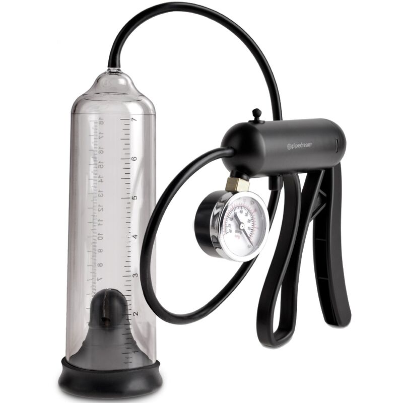 Pompa per Pene Pump Worx Pro-Gauge Power Trasparente