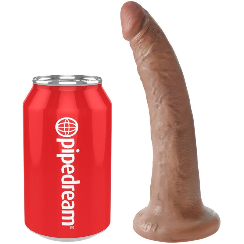 Dildo Realistico King Cock 17,5 Cm Caramello 4 Dildo Realistico King Cock 17,5 Cm Caramello 4