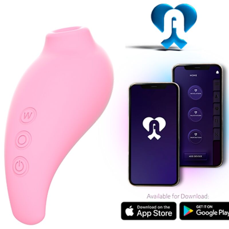Succhia e Aspira Clitoride Revelation Rosa con App – Adrien Lastic
