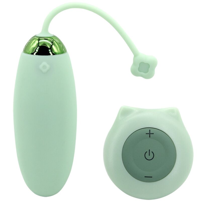 Ovulo Vibrante Armony Kitty Fun Telecomando 10 Vibrazioni Verde