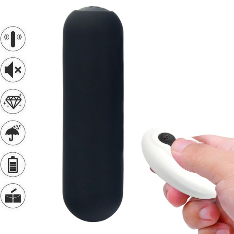 Vibratore Bullet Armony Splash Joie 10 opzioni 7,5 X 1,9 Cm Nero