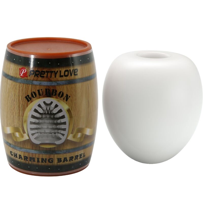 Masturbatore Pretty Love Maschile Modello Bianco Uovo 2