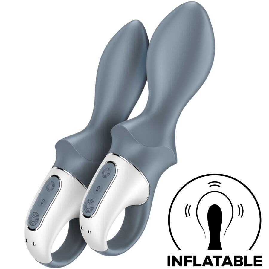 Vibratore Anale Gonfiabile Satisfyer Air Pump Booty 1 Grigio 2