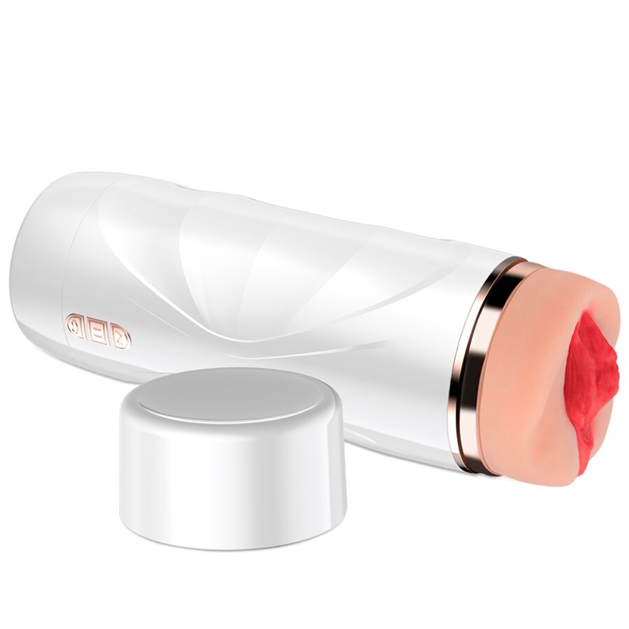 Vagina Masturbatore Con Vibrazione e Onde Stimolanti Riley – Shequ 2