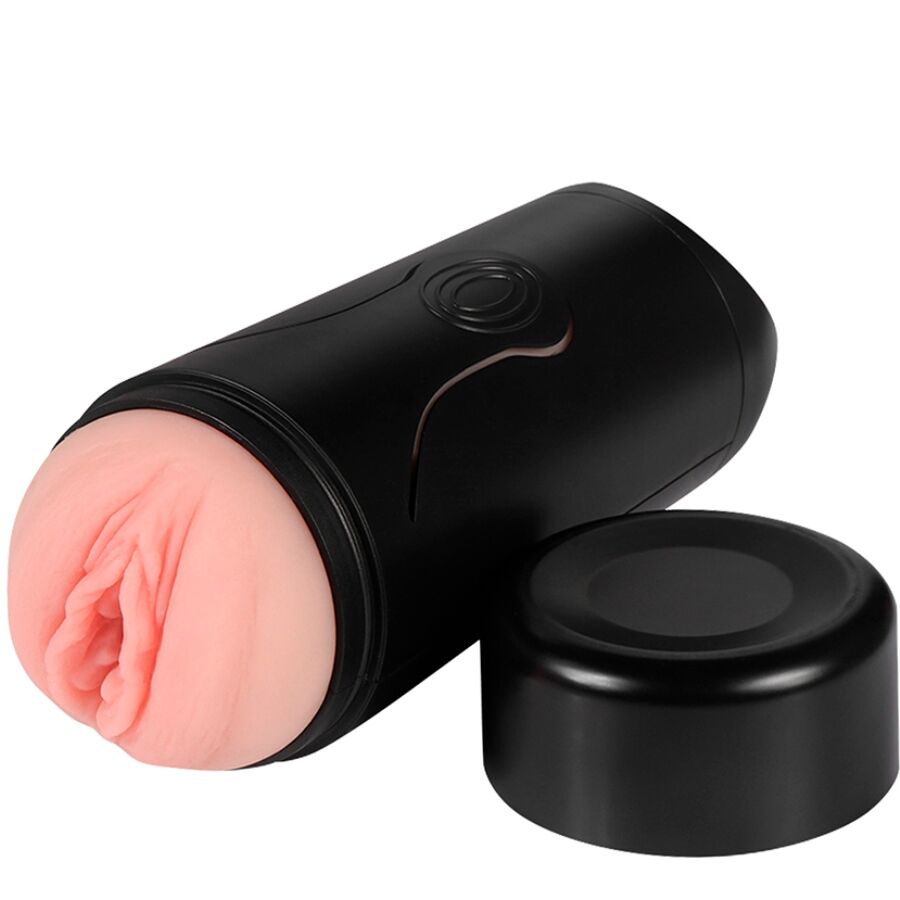 Masturbatore a Forma di Vagina Vibrante Shequ Fanny