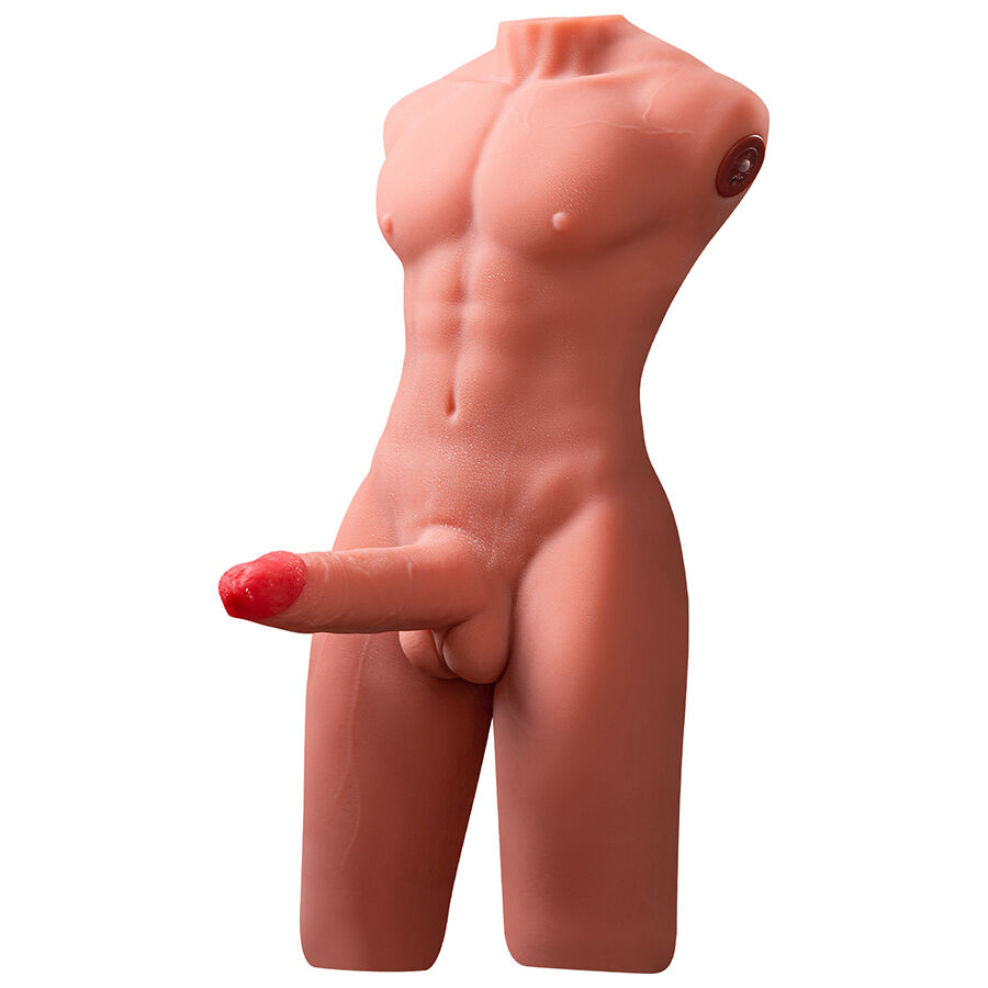 Mezzo Busto Maschile Xise Jason con Vibrazione 55 Cm
