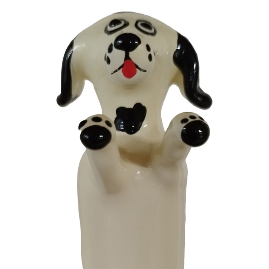 CONDOMERIE – PRESERVATIVI NOVITÀ DIPINTI A MANO HAPPY WHITE DOG XL