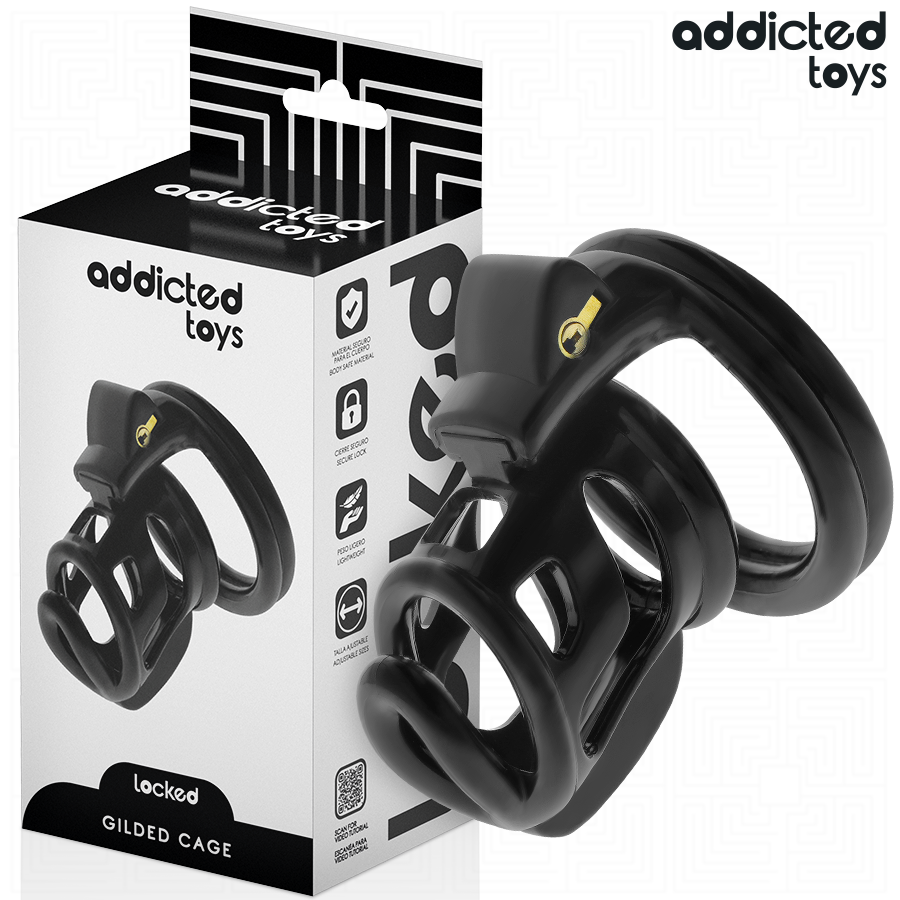 ADDICTED TOYS LOCKED – GABBIA PER PENE GILDEN CAGE 8,5 CM 2