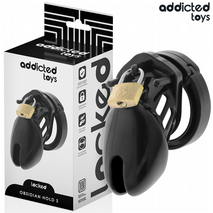 ADDICTED TOYS LOCKED – GABBIA PER PENE OBSIDIAN HOLD TAGLIA S 2