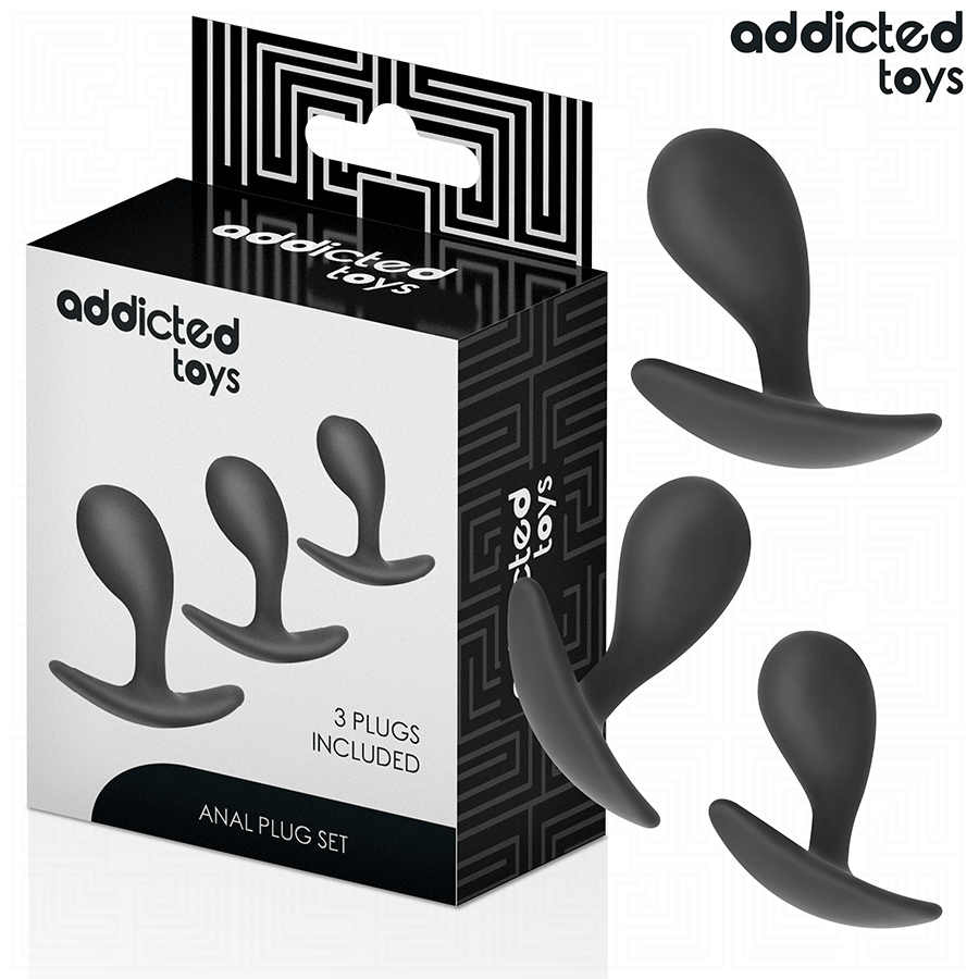 ADDICTED TOYS – SET DI 3 TAPPI ANALI MODELLO 3 2