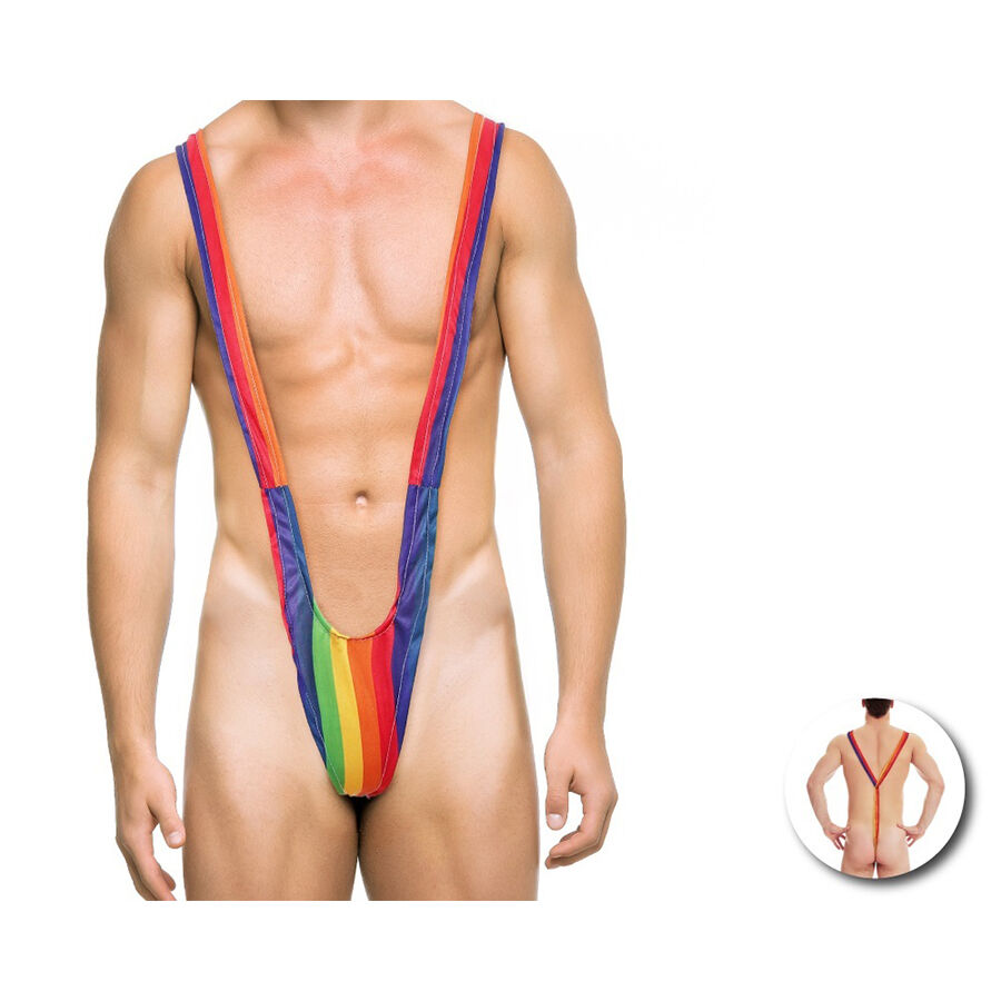 PRIDE – TRIKINI UOMO CON BANDIERA ARCOBALENO