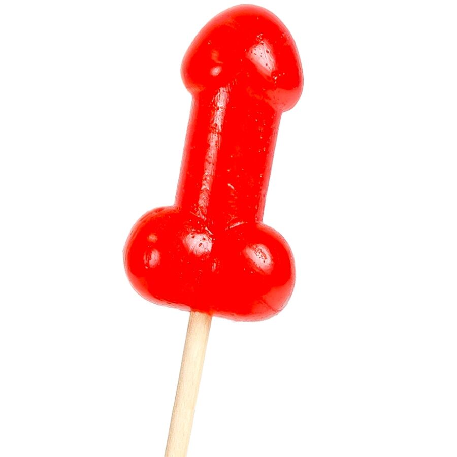 SECRETPLAY – LECCA-LECCA A FORMA DI PENE DI CARAMELLA ALLA CILIEGIA CON EFFETTO CALORE PICCANTE
