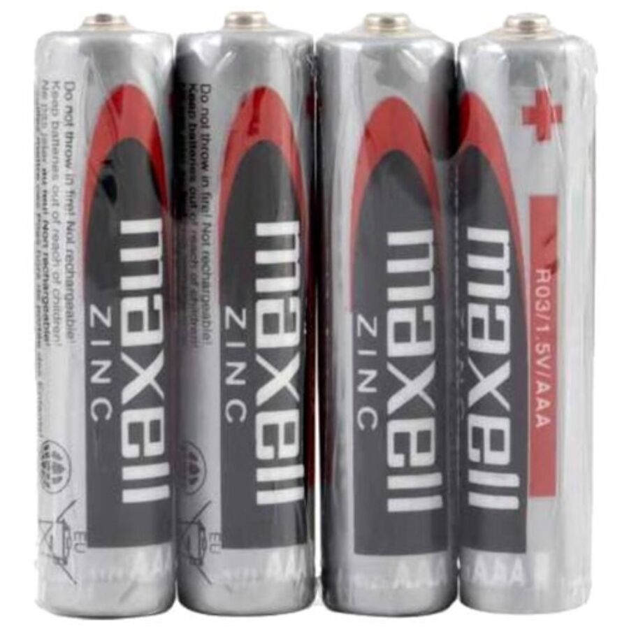 MAXELL – BATTERIA SALINA MANGANESO AAA R03 RETRATTILE*4