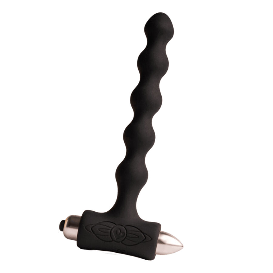 ROCKS-OFF – PETITE SENSATIONS PEARLS PLUG ANALE VIBRATORE NERO