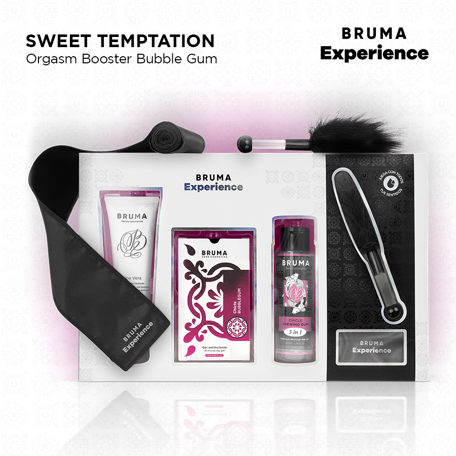BRUMA XPERIENCE – KIT TENTAZIONE SWEET GUM CON POTENZIATORE DI ORGASMO