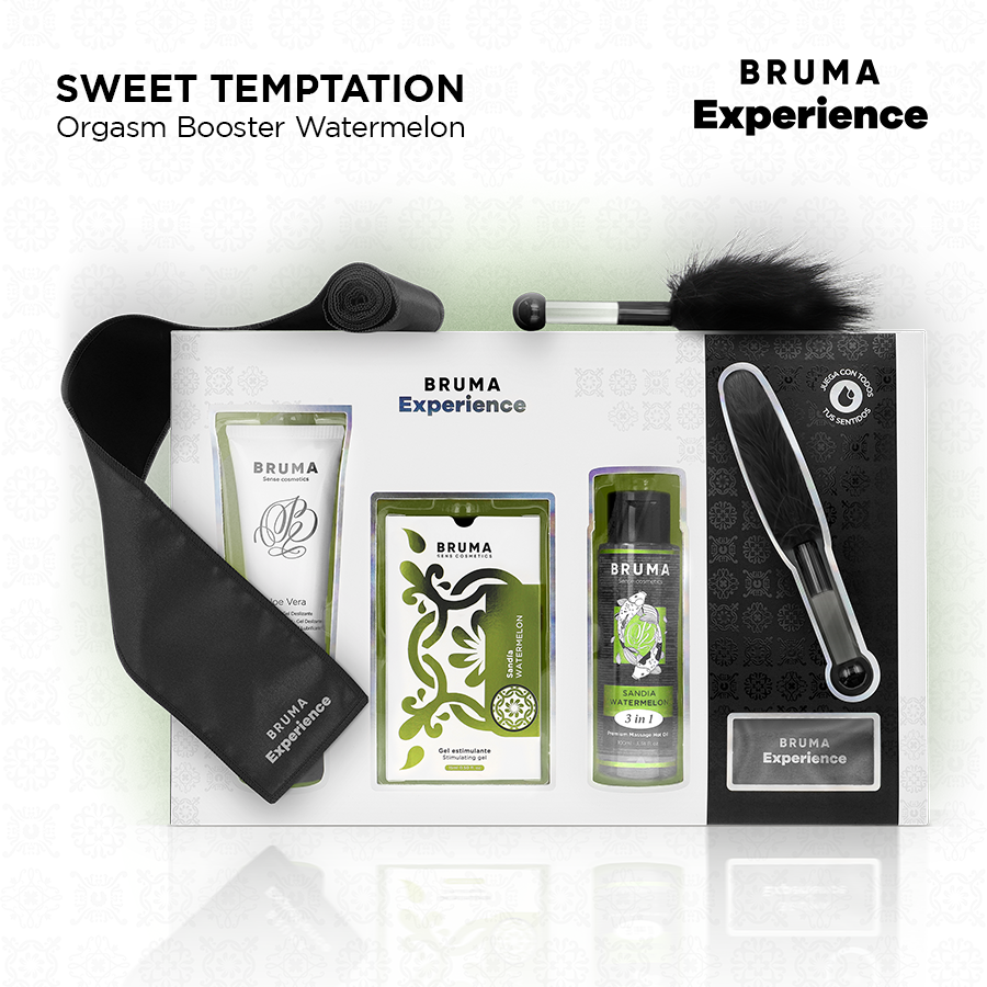 BRUMA XPERIENCE – KIT TENTAZIONE DOLCE ANGURIA CON POTENZIATORE DI ORGASMO