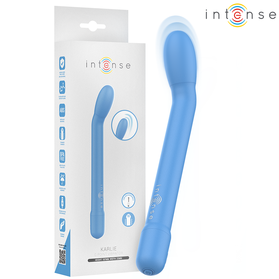 INTENSE – STIMOLATORE PUNTO G BLU