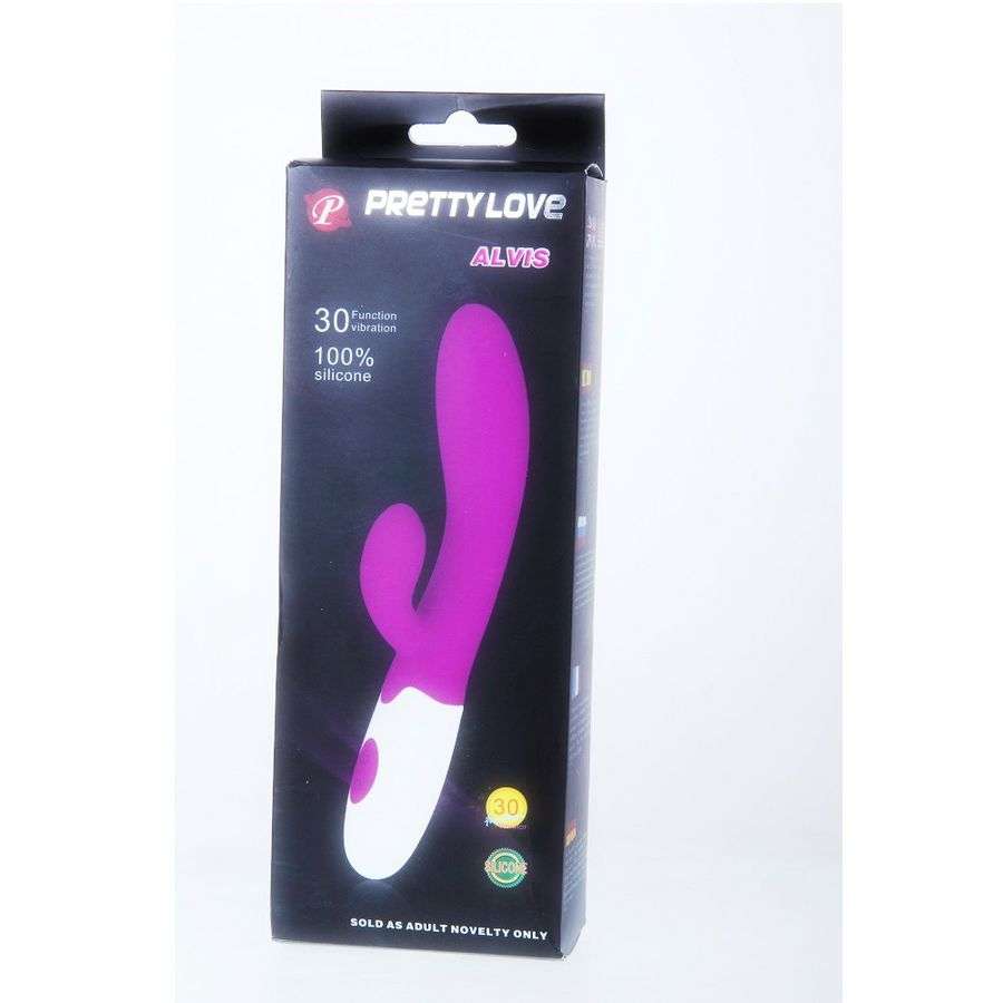 Vibratore Rabbit Baile Vibrators con Superficie Ondulata 22.5 cm rosa