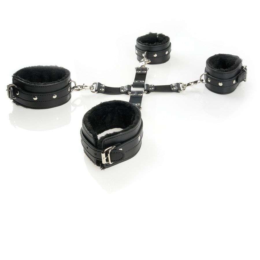 Croce Bondage Mani e Piedi Fetish Fantasy Limited Edition Cumfy Hogtie