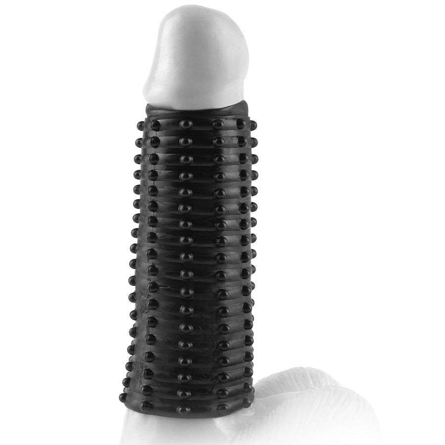 Prolunga Per il Pene in Silicone con Rilievi Stimolanti