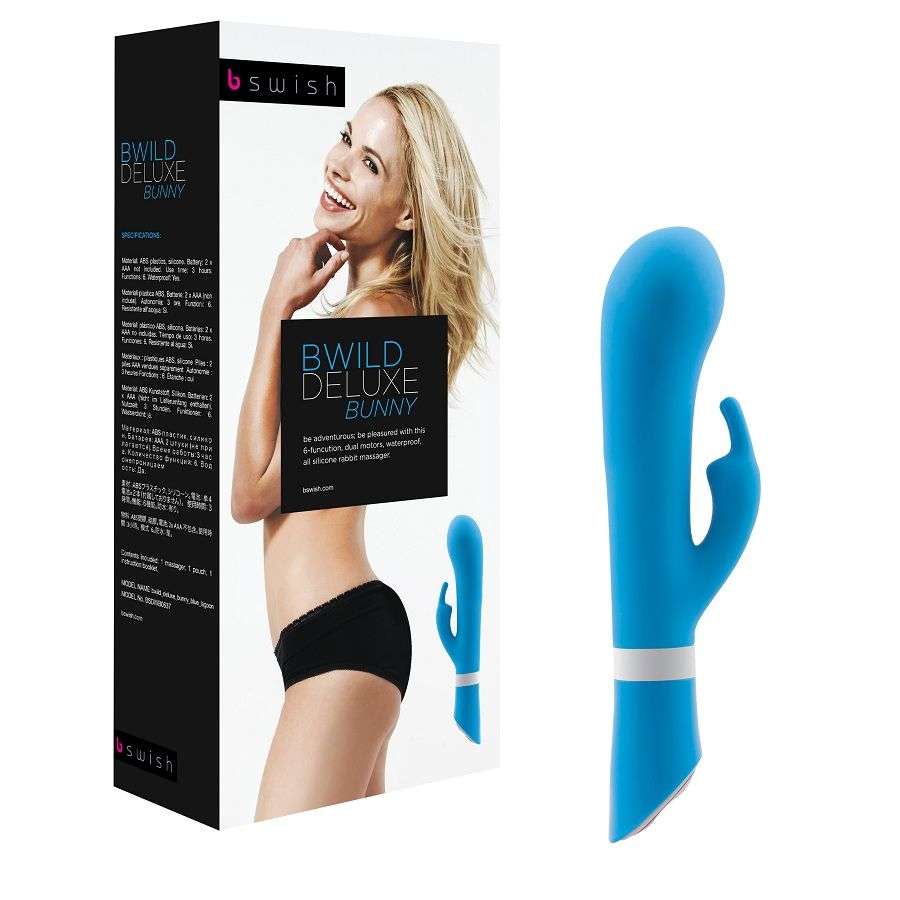 Piccolo Vibratore Rabbit Bswish Bwild Deluxe Bunny Azzurro 48